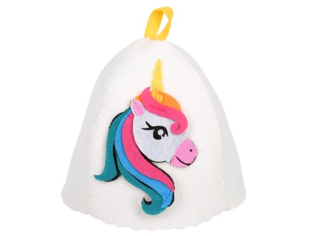 Шапка для бани и сауны детская 